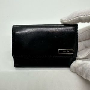 Prada Black Leather Wallet